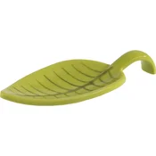 APS Leaf žlica za fingerfood, zelena, 10 mm, dolžina: 100 mm, širina: 45 mm (50 kos)