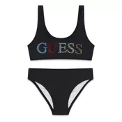 GUESS Bikini  nebeško modra / svetlo zelena / temno rdeča / črna