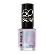Rimmel London 60 Seconds Super Shine hitro sušljiv lak za nohte 8 ml odtenek 719 Mermaid Fin