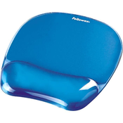 Fellowes Crystal Gel podloga za miško/pocivalo za zapestje, plava