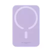 Power bank Baseus Mini Air 20W - 6000mAh s MagSafe i USB-C kabelom - purple