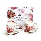 Darilni set skodelic za espresso 2x80ml v škatli - kolekcija Rose