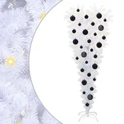 vidaXL vidaXL Umestno božično drevo med 150 LED Bela 120 cm PVC in jeklo, (5000111463)