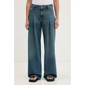 Guess Jeans kavbojke s širokimi hlačnicami ženske