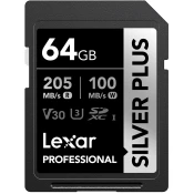 Memorijska kartica Lexar - Professional SILVER PLUS, 64GB, SDXC, UHS-I