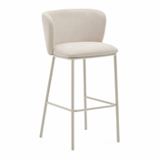 Bež barski stol (višina sedeža 75 cm) Ciselia – Kave Home