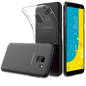Ovitek Ultra Clear TPU za Samsung Galaxy J6 Plus/Galaxy J6 Prime - Prozorna KP23649