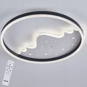 DE STROPNA SVETILKA OBROČ LED LESTENEC + DALJINSKI UPRAVLJALNIK 83W 50cm