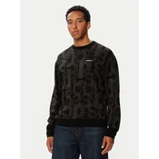 DC Shoes Pulover Blitxed EDYSW03038 Črna Regular Fit