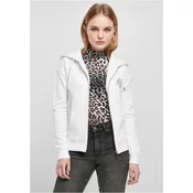 Womens classic zip-up hoodie in black
