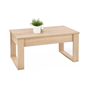Stolic za kavu NEA 52x110 cm bež/hrast sonoma