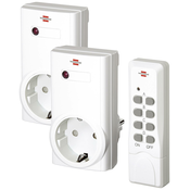 BRENNENSTUHL Brennenstuhl 1507150 FSK 433 MHz set vtičnic 2-kratni vtičnica 1000 W, (20448317)