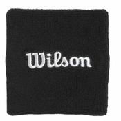 Trakovi za vpijanje znoja Wilson  Terry Logo Wristband Black