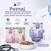PAKA ZWIERZAKA Pepe Vet Light Mono prepognjena hrana za pse, piščanec, 400g
