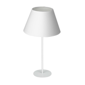 Stona lampa ARDEN 1xE27/60W/230V, precnik 30 cm, bela