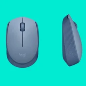 Logitech M171 Miš, 1000 DPI, Bežicni, Opticki senzor, Plavi