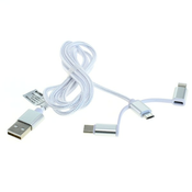 Podatkovni kabel iz USB-A na MicroUSB 2.0/USB-C/Lightning, 1.00 m