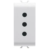 Gewiss Chorus, uticnica 2P+E 10A, 1M, bela ( Gw10201 )