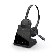 Jabra Engage 65 Stereo, EMEA Tactile buttons, dual (2x) connectivity towards: desk phone (analogue),  PC softphone traditional style headband headset (9559-553-111)