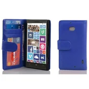Cadorabo Cadorabo Ohišje, združljivo z Nokia Lumia 929 / 930 v neptunova modra - Zaščitni ovitek z magnetnim zapiranjem in 3 režami za kartice, (20548066)