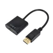 Cablexpert Adapter DisplayPort na HDMI, črn, (20440393)