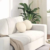 Jastucici za sjedenje 2 pcs Krema O30 x 13 cm Kordura tekstil