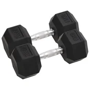 Vidaxl Uteži 2 kosa 20 kg skupaj litega železa