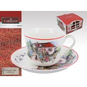 Carmani, skodelica in krožnik - Red Manor House/Country Life
