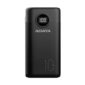 ADATA PowerBank AP10000 - vanjska baterija za mobitel/tablet 10000mAh, crna (37Wh) USB-C