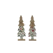 SILFC DEKORACIJA CHRISTMAS TREE WITH BOW