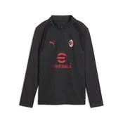 PUMA AC Milan Quarter-Zip Training Top Youth, Shop, Flat Dark Gray, 11-12Y