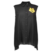 LOVE MOSCHINO SHIRT WITHOUT SLEEVES WOMAN BLACK