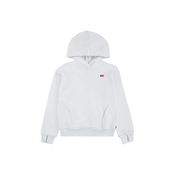 Djecja dukserica Levis BATWING PATCH HOODIE boja: bijela, s kapuljacom, bez uzorka, 3EN102