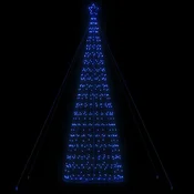 Vidaxl LED božično drevo 1534 LED modra 500 cm