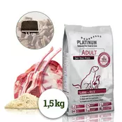 Platinum Natural Lamb & Rice hrana za odrasle i starije pse, s janjetinom i rižom, 1,5 kg