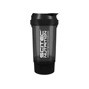 Scitec Nutrition Shaker Traveler 500 ml, črna (prozorna)