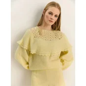 Bianco Lucci Pulover Pullover rumena