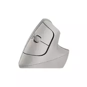 Miš LOGITECH MX Lift Vertical Ergonomic, optički, bežični, USB, sivi