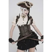 Ženski brezrokavnik DEVIL FASHION - Raider Doll - rjava - WT10002