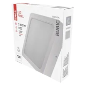 LED vgradno svetilo RUBIC, kvadratno, belo, 24W, nevtralno bela