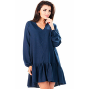 Infinite You Ženska mini obleka Anase M146 tmavo modrá L/XL
