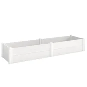 Homestar Dvignjena vrtna greda 197x54x33 cm bela