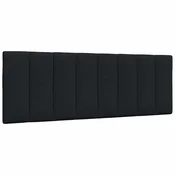 Vidaxl Blazina za vzglavje Hanko črna 120 cm blago
