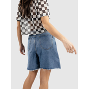 Blue Tomato Pleated Denim Kratke hlace light denim