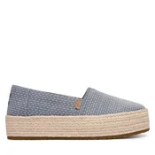 Espadrile Toms Valencia 10023063 Svetlo modra