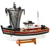 slomart LEAN TOYS model ribiške ladje z mrežo, 38x31 cm