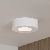 PRIOS LED stropna svetilka Edwina, bela, 12 cm, CCT, IP44 - Kopalnica - Sodobni - Kovina
