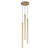 Moderna dekorativna trojna okrogla zlata viseča svetilka Icicle 3xG9 3W Sigma Lighting