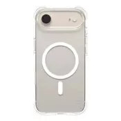 shumee Modni ovitek Care by PanzerGlass Samba z belim MagSafe zaščitnim ovitko za iPhone Air, prozoren