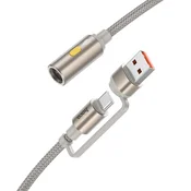 Hoco USB-A/USB-C kabel za avtomobilski vžigalnik Hoco, 0,3 m, UA38B, zlata barva